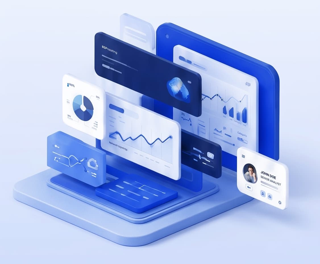 Connected e-invoicing analytics workspace